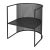 Not Yet Made - Made To Order Black Steel Bahaus Lounge Chair by Kristina Dam Studio For Sale - Image 5 of 5