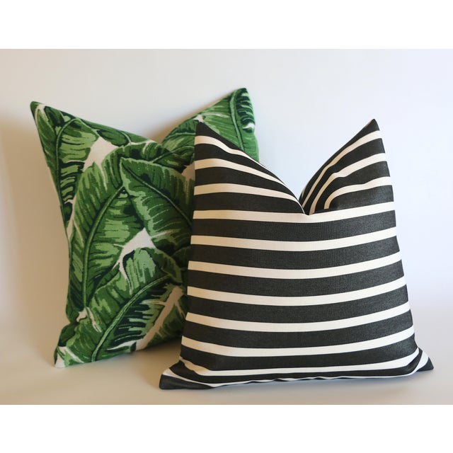 Sunbrella Outdoor Banana Leaf Pillow Cover 16x16 Chairish