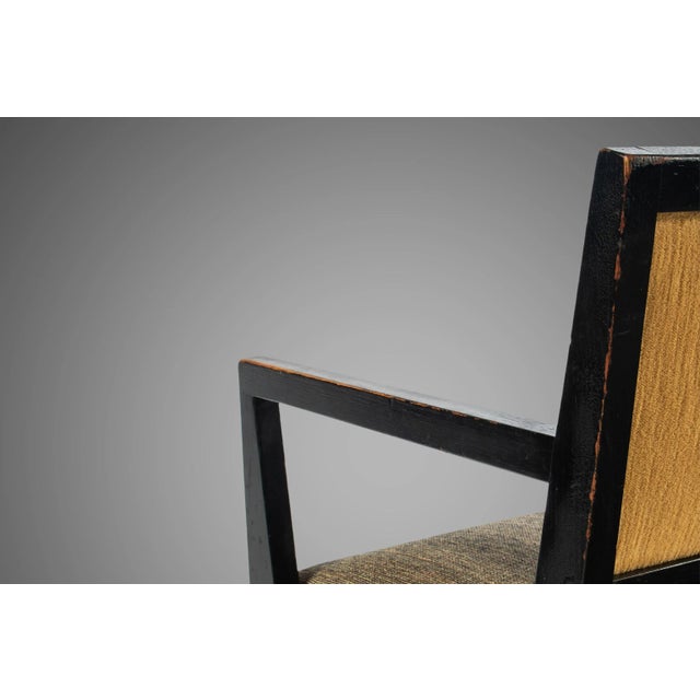 1960s Armchairs After Edward Wormley for Dunbar Chairs in Patinaed Black, USA, circa 1960s - A Pair For Sale - Image 5 of 13