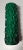 Cylindrical Green Borkenglas Vase with White Overglaze, 1970s For Sale - Image 4 of 4