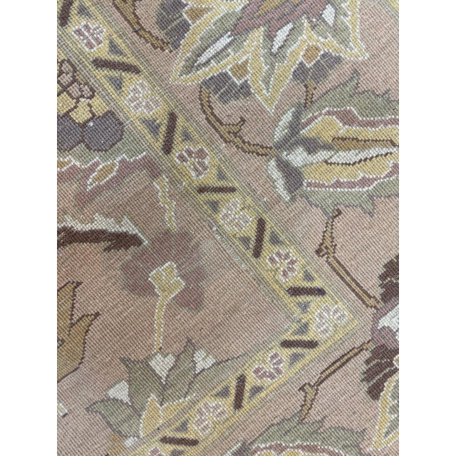 1990s Vegetable Dye Zeigler Rug , 9'3" X 12'3" For Sale - Image 5 of 6