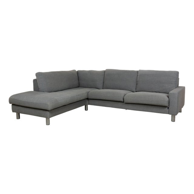 CL 500 Corner Sofa in Gray Fabric from Erpo For Sale