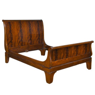 Traditional Mahogany Queen Size Sleigh Bedframe For Sale