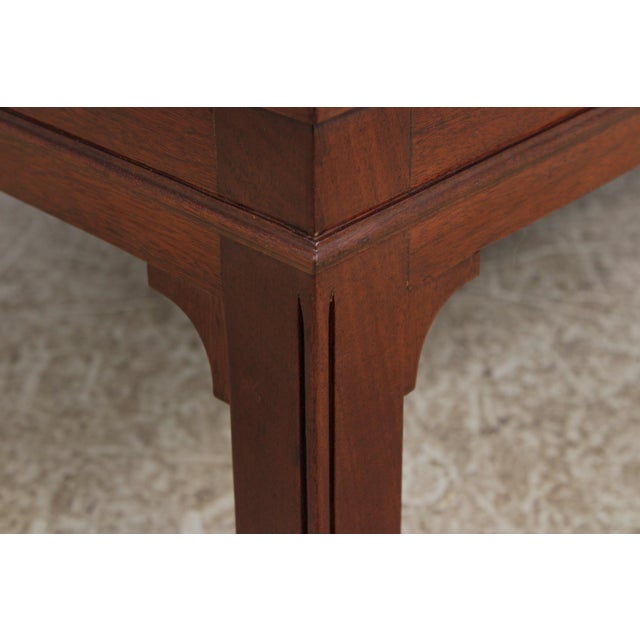 Smith & Watson Attributed Chippendale English Mahogany Coffee Table For Sale - Image 9 of 11