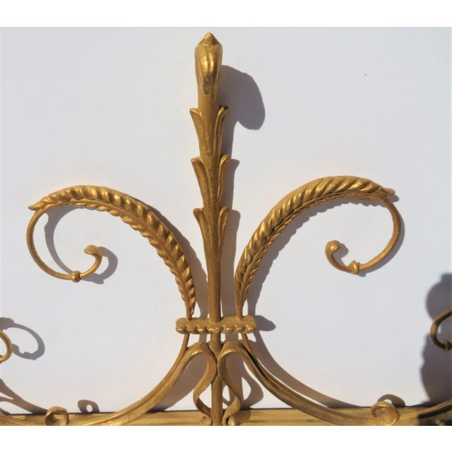 Rococo Italian Gold Gilt Beveled Mirror For Sale - Image 3 of 5