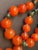 Gemstone Necklace Red Nanhong Agate Bingju Type (Icey Orange Tangerine). Necklace With Jade Vintage Screw Clasp For Sale - Image 9 of 9