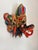 Vintage Indonesian Hand Carved Painted Wood Barong Garuda Mask For Sale - Image 4 of 12