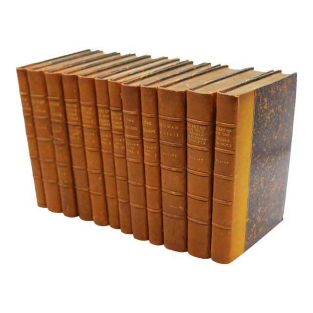 Set of 12 Frances Elliot Novels Published in Leipzig From 1872-1896 For Sale