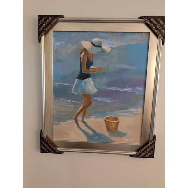 Search Seashells - Beach Summer Painting For Sale - Image 4 of 4