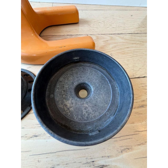 Vintage Atlantic Spremita Deluxe Orange and Chrome Manual Citrus Juicer For Sale - Image 15 of 15