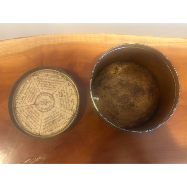 Early 20th Century Vintage Dill’s Best Tobacco Advertising Tin Rustic Industrial Storage Box For Sale - Image 5 of 6