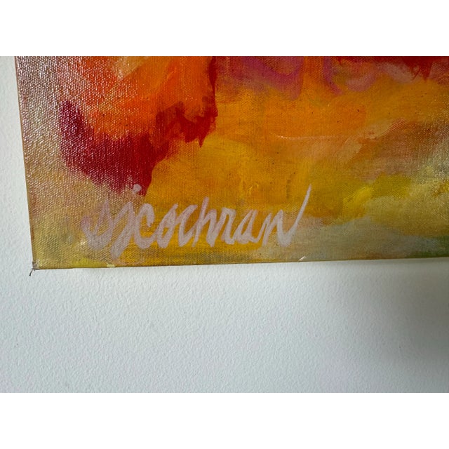 Modern Stephanie J. Lorbran " the Journay " Abstract Expressionist Acrylic on Canvas Painting For Sale - Image 10 of 12