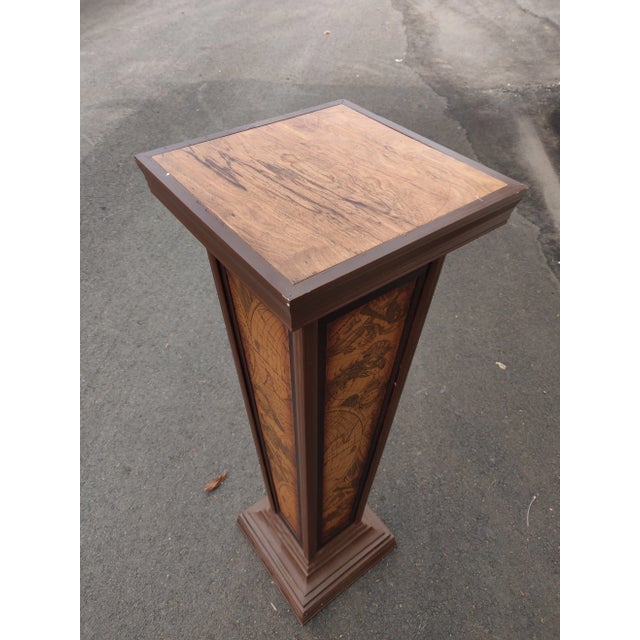 Wood Louis XVI Style Wooden Pedestal For Sale - Image 7 of 7