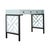 Chippendale Writing Desk - Light Blue For Sale - Image 9 of 9