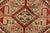 Vintage Qashqai Rug 5'8'' X 10'1'' Red Wool Hand-Knotted Oriental Carpet For Sale - Image 9 of 15