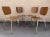 Light Yellow & Brown Formica Dining Table & Chairs Set, 1950s, Set of 5 For Sale - Image 9 of 18