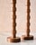 "Franc" Hand Turned Walnut Candle Holders by Lostine, Set of 2 For Sale In Baltimore - Image 6 of 11