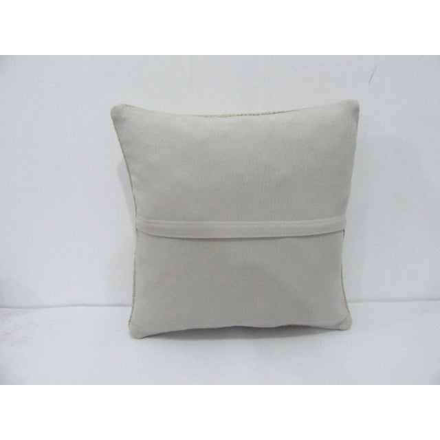 Traditional Faded Cushion Cover For Sale - Image 3 of 4