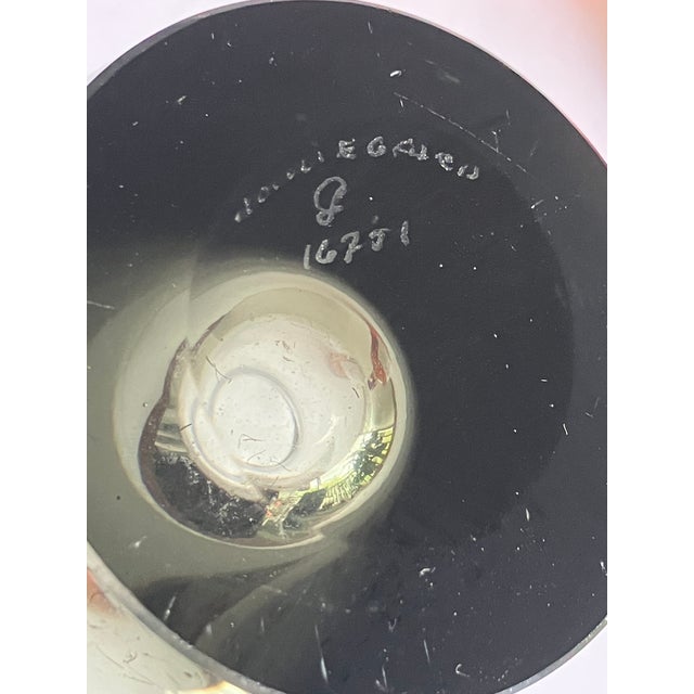 Per Lutken for Holmegaard, Danish Modern Smokey Grey Glass Vase, Signed, Circa 1960s For Sale - Image 9 of 11