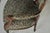 Brown Vintage French Louis XVI Style Carved Walnut Fireside Arm Chair Fauteuil For Sale - Image 8 of 11