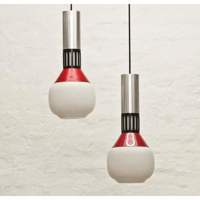 Mid-Century Modern Model 1247 Ceiling Lamp from Stilnovo, 1960s For Sale - Image 3 of 4