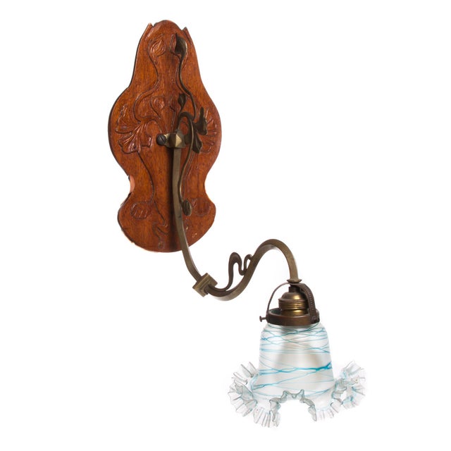 Art Nouveau Wall Lamp, 1890s For Sale - Image 5 of 5