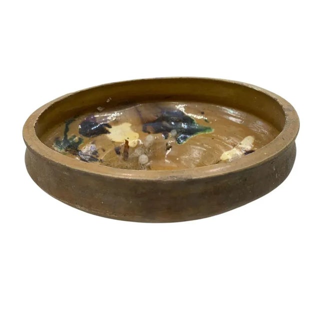 Folk Art Antique Hungarian Folk Art Decorative Bowl For Sale - Image 3 of 6