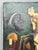 Immerse yourself in the academic elegance of this original mid-century still life oil painting by Frederick Thompson....