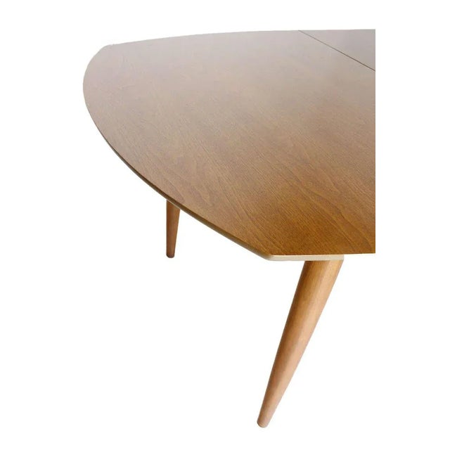 Mid-Century Modern John Stuart Walnut Dining Table For Sale - Image 6 of 10