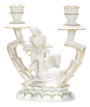 Chandelier in Porcelain by Karl Tutter, Germany, 1925