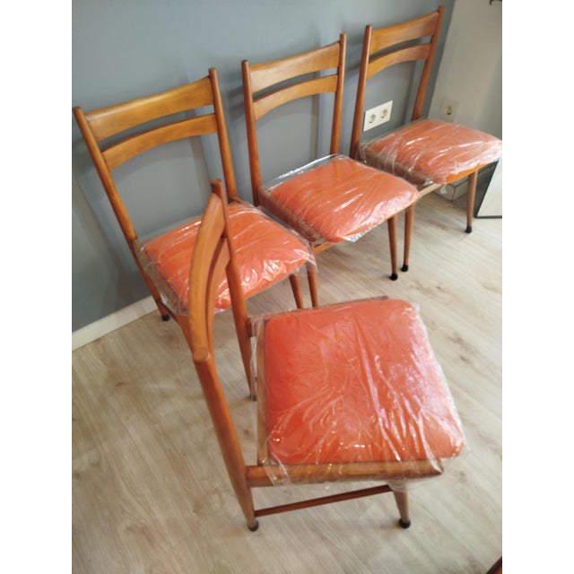 Vintage Spanish Chairs, 1960s, Set of 4 For Sale - Image 4 of 9