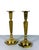 Mid-Century Modern Tall Faceted Brass Candlesticks - A Pair For Sale - Image 10 of 12