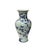 Vintage Chinese Blue White Fruits Flowers Graphic Porcelain Art Vase For Sale - Image 4 of 13