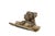 French Vintage French Brass Animal Pen and/or Card Holder For Sale - Image 3 of 9