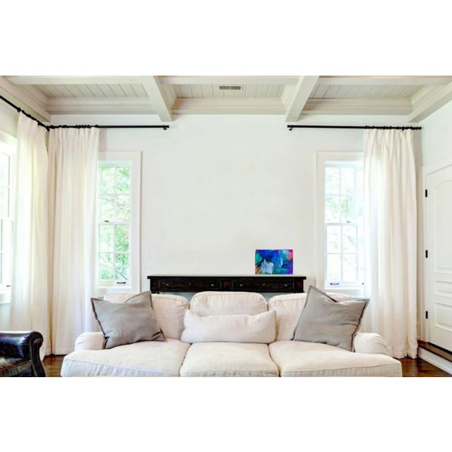 "Bora Bora" by Trixie Pitts Abstract Expressionist Oil Painting For Sale - Image 10 of 13