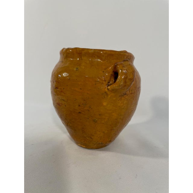 Rare 1890s Petite Glazed Earthenware French Confit Pot or Jar For Sale - Image 6 of 17