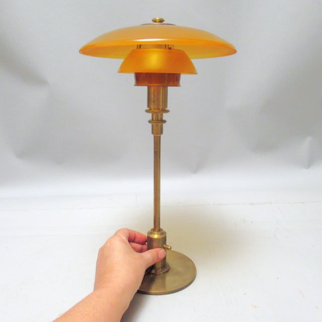 Gold PH2/1 Lamp by Poul Henningsen for Louis Poulsen, 2000s For Sale - Image 8 of 15
