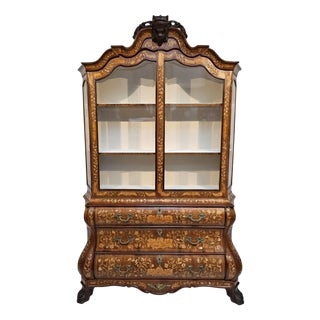 Antique Dutch Display Cabinet, 1800s For Sale