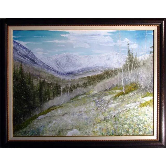 2000 - 2009 Dave Iles Montgomery Creek on Canvas Hand Signed Original Painting For Sale - Image 5 of 5