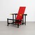 Red & Blue Chair in the style of Gerrit Rietvelds, 1970s For Sale - Image 3 of 15