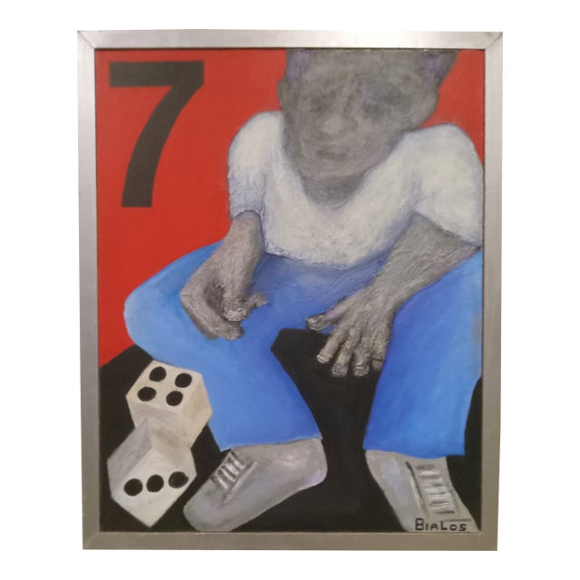 Original Artwork "Lucky Number 7" For Sale
