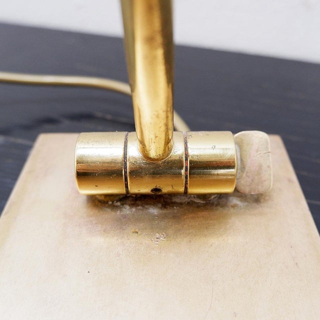 Vintage Brass Articulating Desk Lamps by Stéphane Davidts, Belgium, Set of 2 For Sale - Image 12 of 16