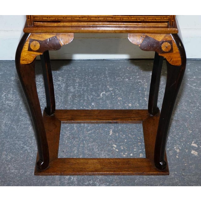 Antique Japanese Marquetry Game Table, 1800s For Sale - Image 11 of 18