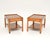Vintage Georgian Style Side Tables in Yew Wood, 1950, Set of 2 For Sale - Image 13 of 13