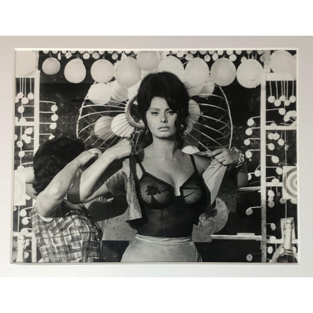 1960s Vittorio De Sica, Sofia Loren, 1962, Silver Gelatin Print For Sale - Image 5 of 11