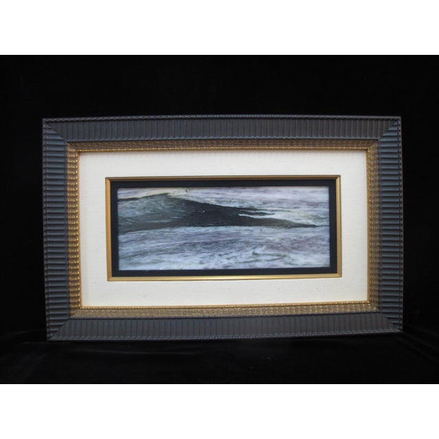 Stone Framed Chinese Ocean Sea Scape Natural Dream Stone Nature Artwork For Sale - Image 7 of 7