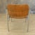 Brown Stackable Plywood Chairs with Chrome Frame, 1950s, Set of 4 For Sale - Image 8 of 10