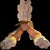Mid 20th Century Monumental Chinese Chippendale Style Carved Giltwood Opposing Dragon Center/Breakfast Table With 48-Inch Glass Top, Mid-20th Century For Sale - Image 5 of 17