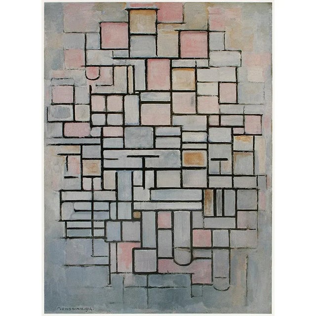 1994 After Piet Mondrian "Composition No. 6", First German Edition Poster For Sale In Dallas - Image 6 of 6