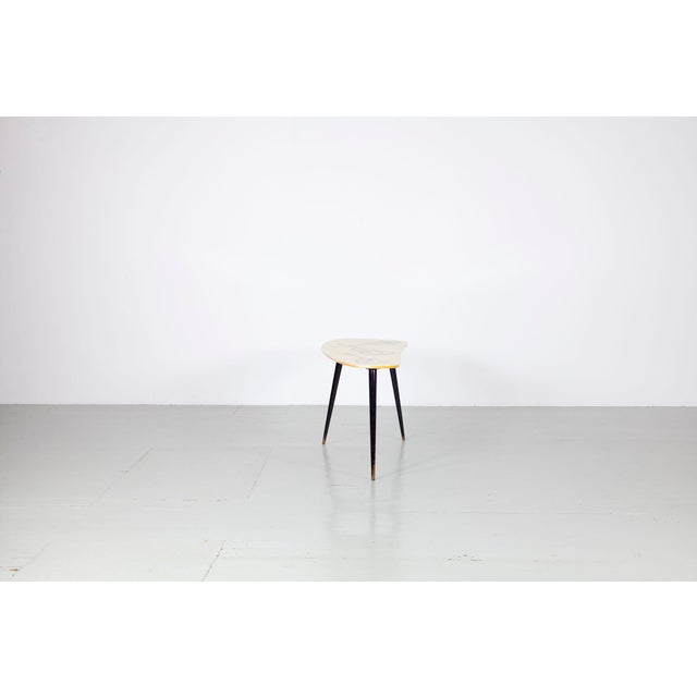 Authentic Italian Side Table with Charming Guitar Motif, 1950s For Sale - Image 3 of 18